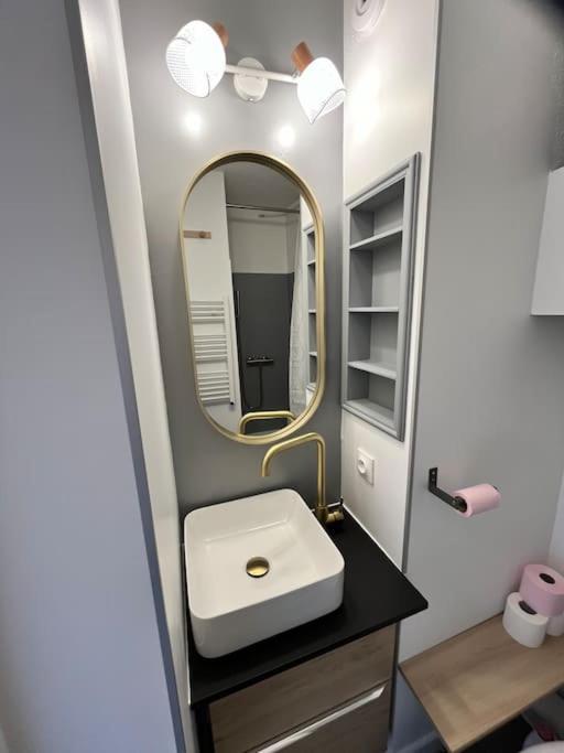 Studio Vue Mer Avec Piscine Et Terrain De Tennis 소세레팽 외부 사진